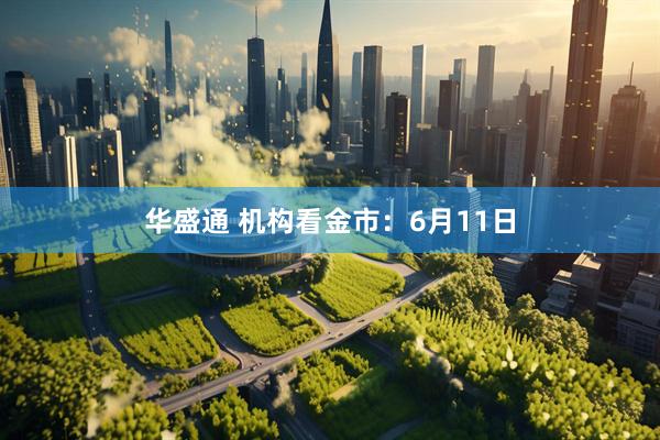 华盛通 机构看金市：6月11日