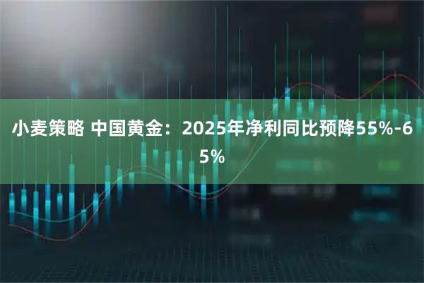 小麦策略 中国黄金：2025年净利同比预降55%-65%